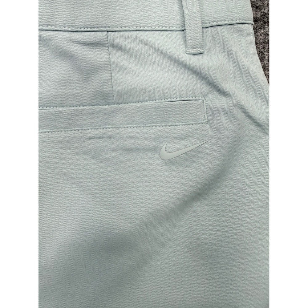 Nike Golf Shorts Mens 36 Light Blue Mint Performance Flat Front 9" - Picture 6 of 6